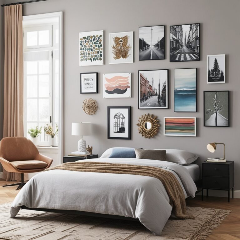 Modern Bedroom Wall Decor