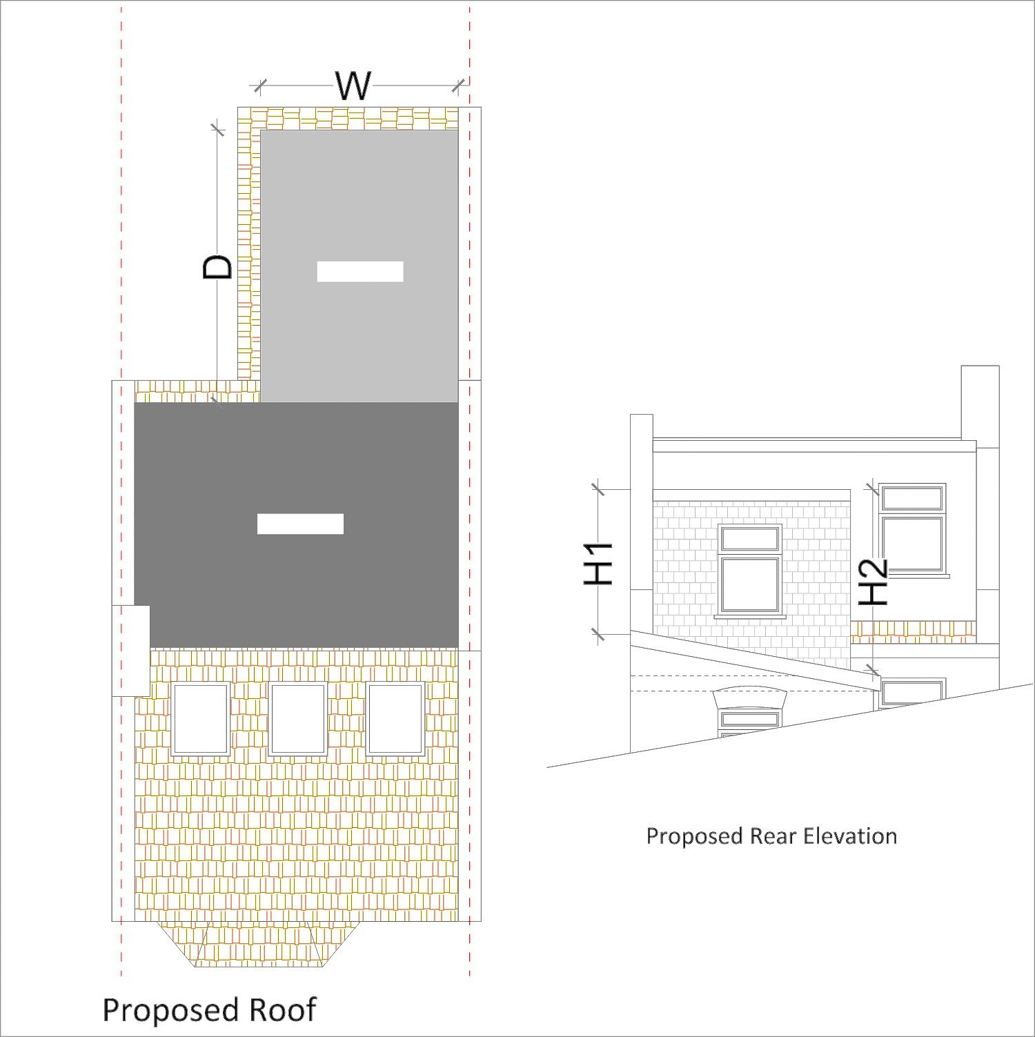 Loft Conversion Drawings Volume Calculation