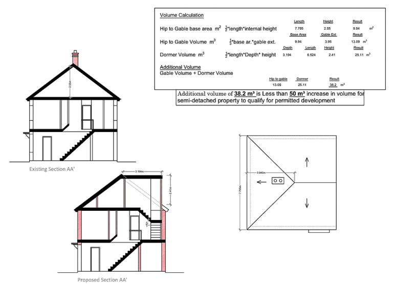 Loft conversion drawings