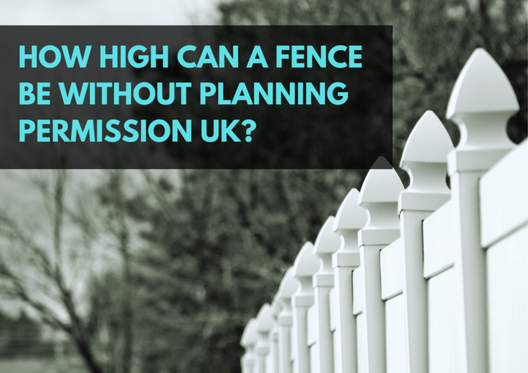 how high can a fence be without planning permission uk