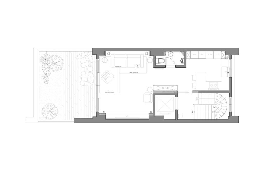 House Kuo ground floor plan