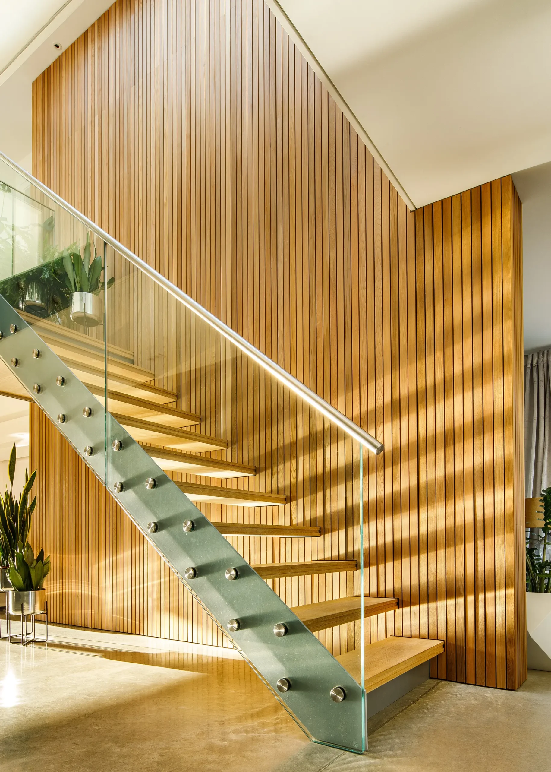 MillworksLtd WesternRedCedar InteriorCladding Staircase Fbay9A scaled